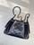 Chanel AS5631 Mini Hobo Black Lambskin & Silver Gold-Tone Metal