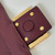 Fendi 8BR833AQ0DF1SK5 Mamma Baguette Medium Wine Red nappa leather bag 8677M