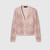 Gucci Women Diamond jacquard gold-thread knitted cardigan  G11105