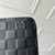 LV N60015 Zippy Wallet Louis Vuitton Damier Ebene Black Leather