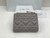 Dior S4208 Dior Caro Dahlia Wallet Macaron Gray Cannage Lambskin with Heart Motif