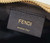 Fendi 8BR799 Fendigraphy Medium Natural Raffia and Brown leather bag