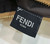 Fendi 8BR799 Fendigraphy Medium Natural Raffia and Brown leather bag