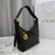 Dior M2845 Small Dior Voyage Bag Black Flat Macrocannage Grained Calfskin