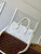 LV M27577 Louis Vuitton OnTheGo East West Bag Milky White/Blue