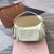 MiuMiu 5BC146 Nappa Leather Pocket Bag White
