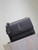 YSL 442906 SUNSET MEDIUM IN Black grained cowhide leather Silver
