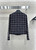Chanel Women's Plaid nylon skirt C62303