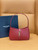 YSL 710318 MINI LE 5 À 7 IN SMOOTH LEATHER Red