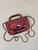 Chanel Small Clutch with Chain  Mirror Calfskin & Gold-Tone Metal  AP4892 Red