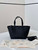 Fendi 8BS096 Black Selleria bag with 62 hand-sewn topstitches 8655C
