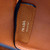 Prada 1BA349 Mini leather handbag Orange Gold
