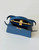 Fendi 8BN335A7SKF199A Peekaboo ISeeU Petite Blue ostrich leather bag