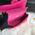 Chanel CF A01113 Classic Flap Bag in Lambskin Dark Pink