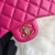 Chanel CF A01113 Classic Flap Bag in Lambskin Dark Pink