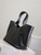 YSL 817602AAEB31000 Y Tote in leather Calfskin Black