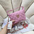 Chanel AP4484 Clutch with chain Grained Shiny Calfskin Pink