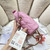 Chanel AP4484 Clutch with chain Grained Shiny Calfskin Pink