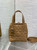Dior M2835 Small Dior Toujours Vertical Tote Bag Sand Macrocannage Calfskin