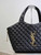 Saint Laurent YSL 858191 ICARE Medium in quilted nappa Black