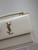 YSL 634723 SUNSET TOP HANDLE IN SMOOTH LEATHER White