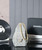 Chanel AS5293 Small Hobo Suede & Gold-Tone Metal Elephant Gray