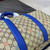 Gucci 834962 GG multicolor medium duffle bag Beige and dark brown