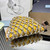 Prada Noué medium cotton macramé bag 1BC111 Yellow