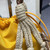 Prada Noué medium cotton macramé bag 1BC111 Yellow