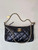 Chanel 25SS AS5528 Hobo Handbag in Lambskin Black