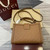 Gucci 838992 Padlock medium top handle bag Brown GG leather