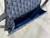 Dior M9334 30 Large Montaigne Bag with Chain Blue Denim Dior Oblique Jacquard M2028