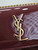 YSL 442906 SUNSET MEDIUM IN patent leather Wine Red