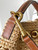 Celine 117862 Clara Classic Panier In Raffia And Calfskin Natural