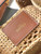 Celine 117862 Clara Classic Panier In Raffia And Calfskin Natural
