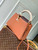 LV M14176 Louis Vuitton Capucines MM Bag Taurillon leather Brown