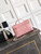 Chanel AP4936 Vanity with Chain Grained Shiny Calfskin & Gold-Tone Meta Pink
