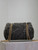 YSL 515820 Saint Laurent Shearling Small Jamie Bag Dark Green