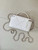 Chanel AP4933 25K Long Vanity with Chain Grained Shiny Calfskin Silver White