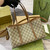 Gucci 815214 GG Emblem Small Tote Bag Brown
