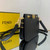 Fendi Touch Black leather Bag 8BT349