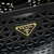 Prada 1BA217 Panier small Saffiano leather bag Black Hollow out