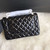 Chanel CF A01113 Jumbo Classic Flap Bag in Black Patent leather Gold