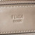Fendi  8BS073 Baguette Pouch Gray denim-effect FF jacquard charm pouch with chain