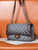 Chanel A01112 Flap Classic 11.12 Handbag Gradient Lambskin & Gold-Tone Metal Gray