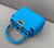 Fendi 8BN320 Peekaboo ICONIC XS Blue Nappa Leather 8328 Bag - luxibagsmall