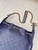 Chanel AS5311 Large Hobo Shiny Calfskin & Gold-Tone Metal Navy Blue