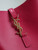 YSL 713938 LE 5 A 7 Supple Small In Grained Leather Rose Red
