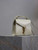 YSL 623930 Cassandra Mini Top Handle Bag In Crocodile pattern Leather White