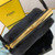 Fendi 8BP127 Fendi First Medium Fox fur Black Bag